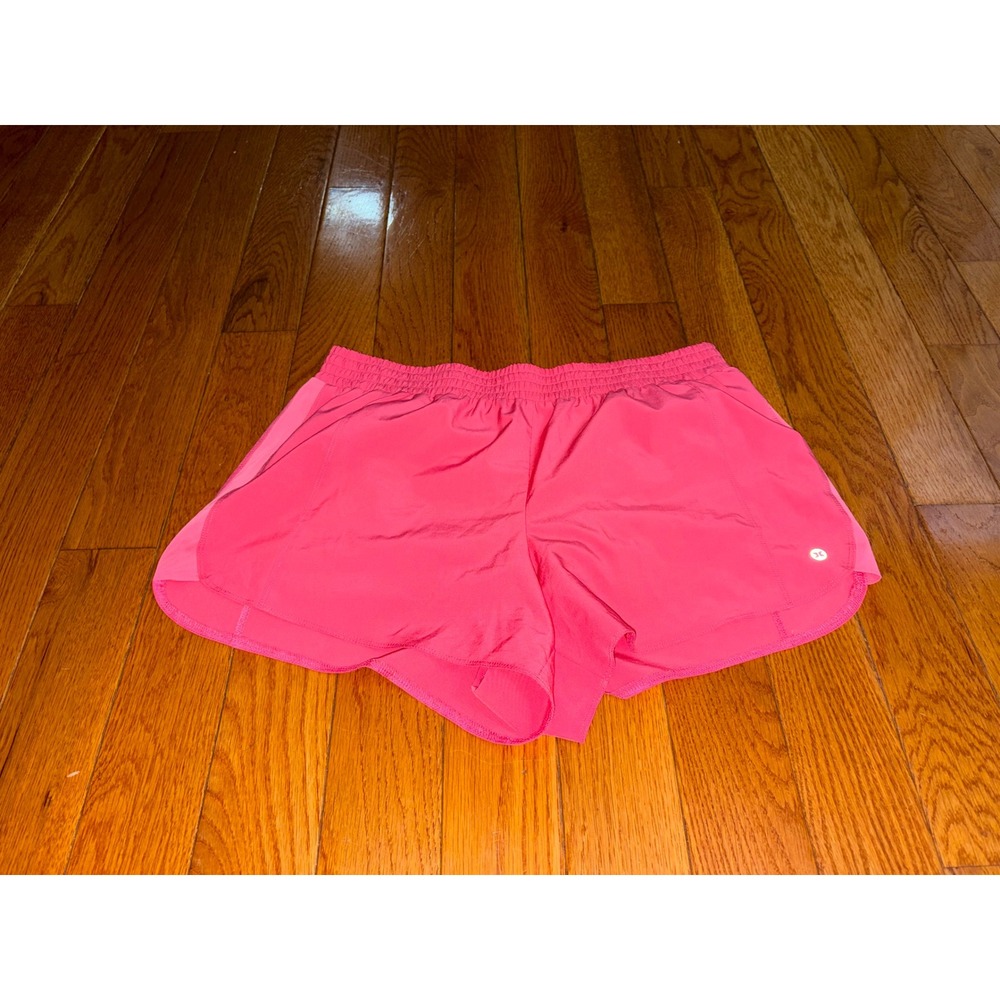 RBX Womens Pink Active Running Shorts with Built-in Liner Size Large RN63619